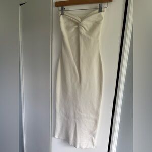 Elegant Cream Women's Dress